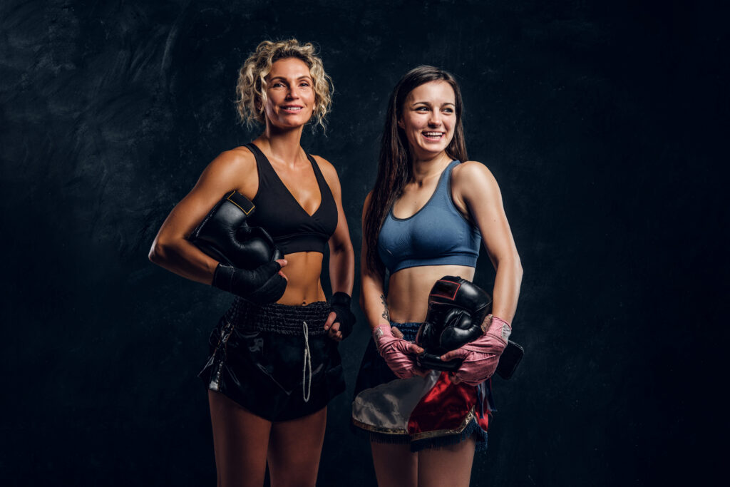 Femme boxe