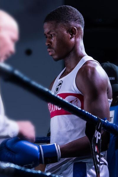 Mohamed, coach boxe anglaise du club NBS Boxing à Bruxelles